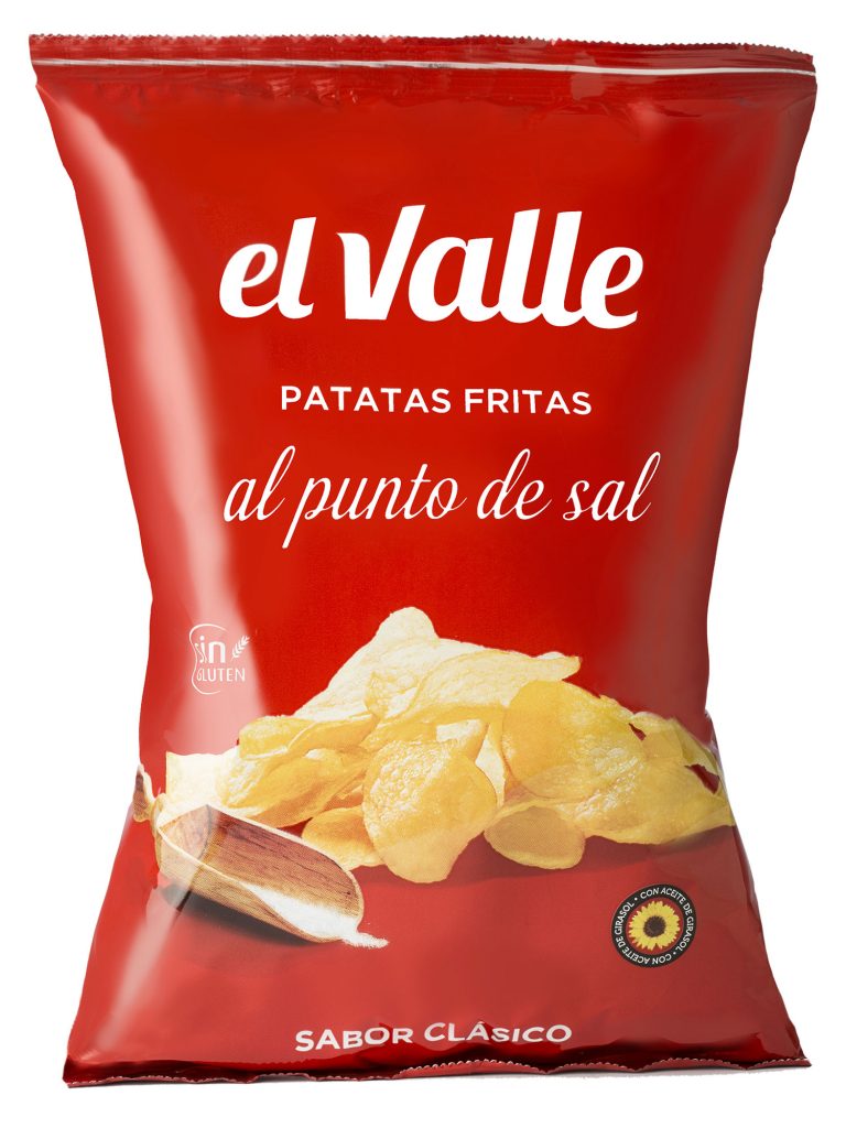 Chips Snacks el Valle Classic and flavoured Spanish chips
